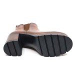 Dorking enkellaarsje cognac leder 9414